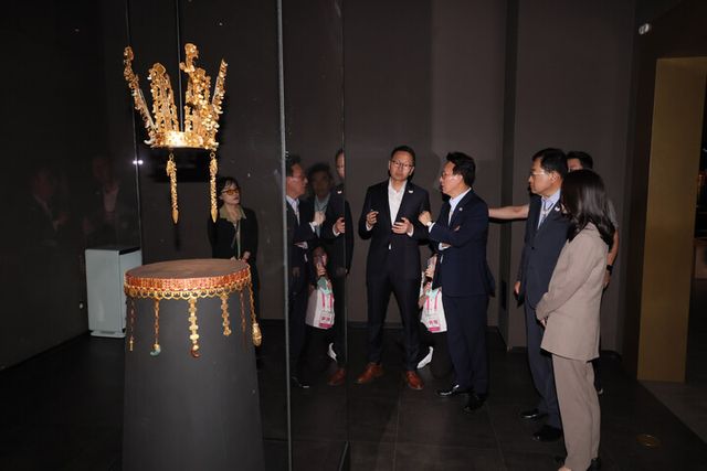 경주 APEC 정상회의 준비 상황 점검에 나선 김민석 국무총리가 지난 11일 국립경주박물관을 방문하고 있다. [사진=연합뉴스]