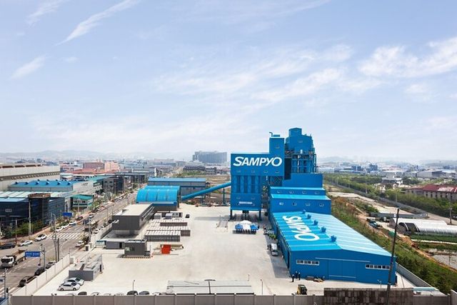 미스릴의 가디언-알파 AI 시스템이 적용된 삼표산업 인천몰탈공장 전경. [사진=삼표산업]