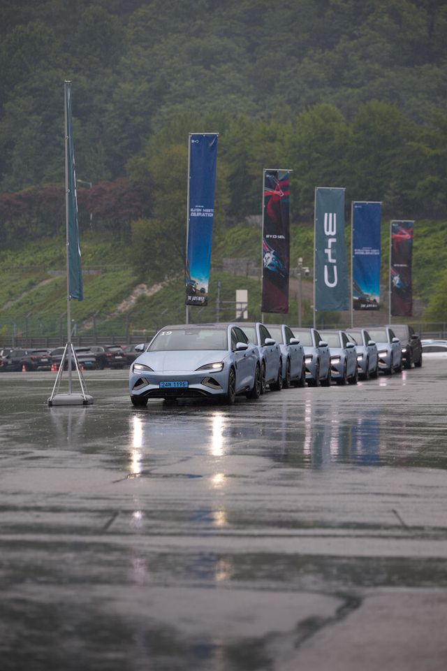 BYD 씰 미디어 트랙데이. [사진=BYD코리아]