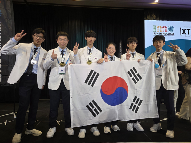 제66회 국제수학올림피아드 한국대표단. [사진=과기정통부 제공