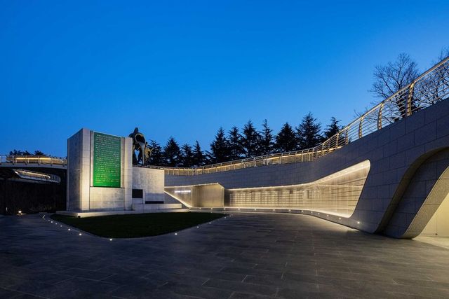 포스코 명예의 전당 야경.[사진=포스코]