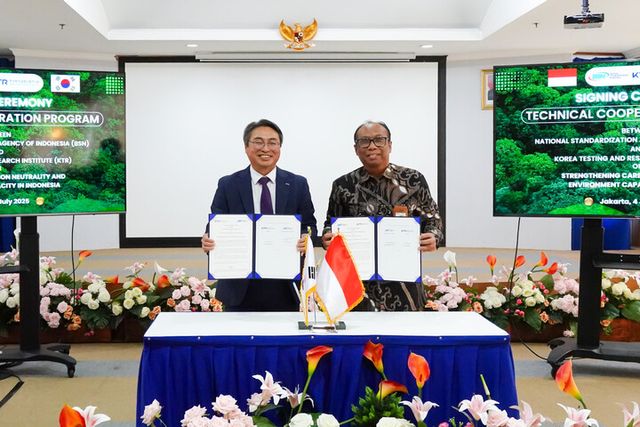 KTR이 인도네시아와 국가표준청 탄소중립 협약을 체결했다. [사진=KTR]