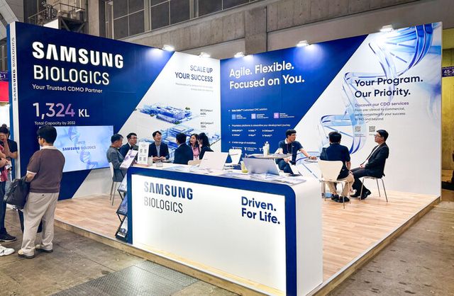 2024 인터펙스 위크 도쿄 삼성바이오로직스 부스. [사진=삼성바이오로직스]