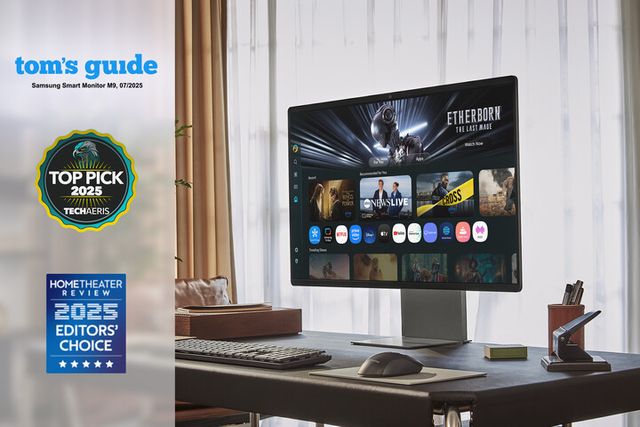 삼성전자 스마트 모니터 M9이 미국 주요 글로벌 IT 매체로부터 연이어 최고 수준의 평가를 받았다. [사진=삼성전자]