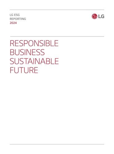 ㈜LG ESG 2024 보고서 표지. [사진=㈜LG]