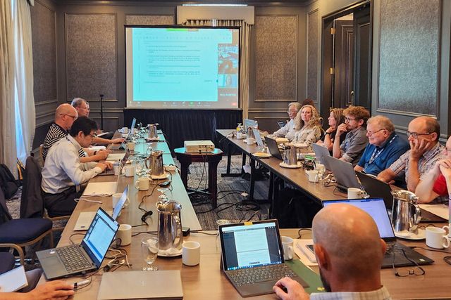 이산화탄소 포집, 수송, 지중저장 기술위원회(ISO/TC265) 표준회의 장면.[사진=KTR]