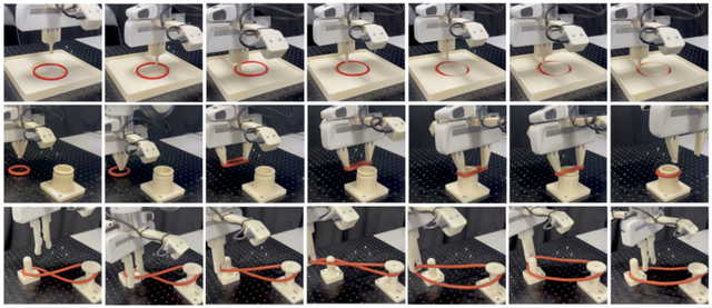 로봇팔이 다양한 작업을 수행하는 모습. [사진=KAIST]