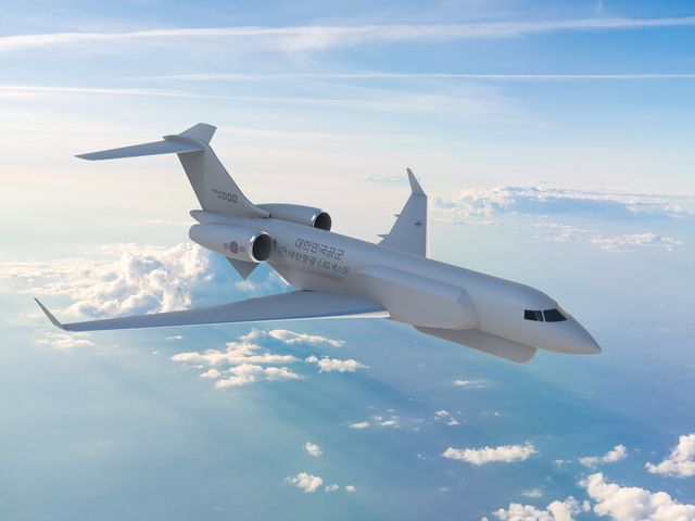 대한항공-LIG넥스원의 전자전 항공기(전자전기) 예상도. [사진=대한항공]