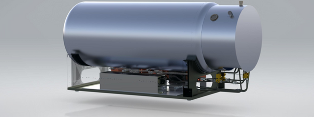 설계된 액화수소 소형·경량화 공급시스템 3D 도면. [사진=철도연]