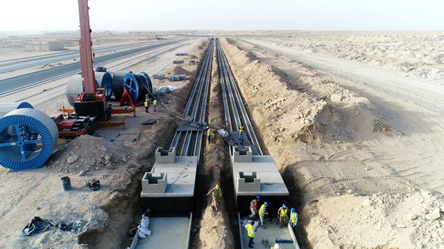 대한전선이 중동에서 초고압 전력망 턴키 공사를 수행하고 있다. [사진=대한전선]