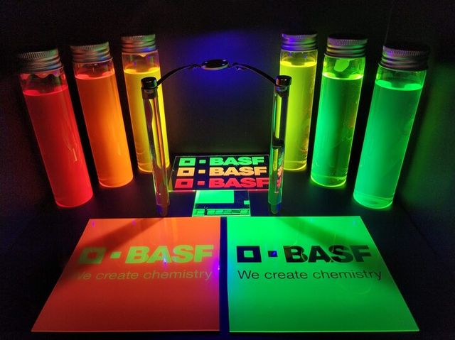 바스프의 업그레이드된 유기 기반 퀀텀닷 레벨 소재 QDYES™. [사진=바스프]