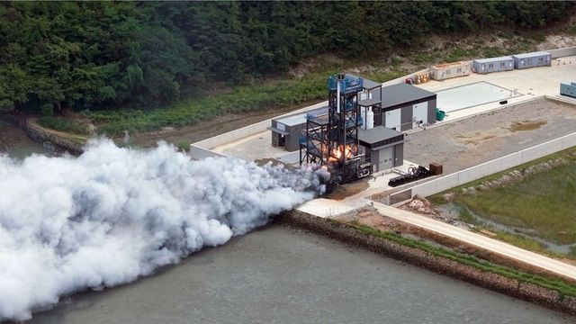 한빛-나노 1단 인증시험 장면. [사진=이노스페이스]