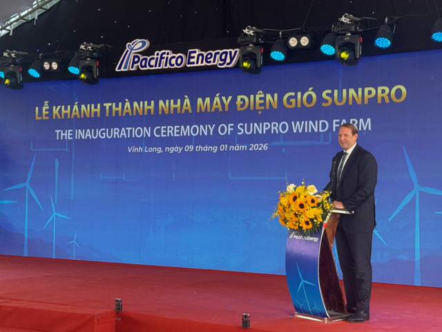 퍼시피코 에너지, 선프로 준공식 행사사진. [사진=퍼시피코 에너지]