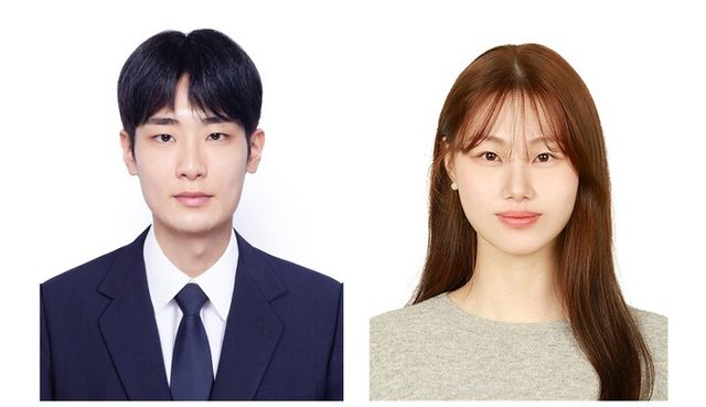 방위산업 분야에서 기존 평가 체계를 대체할 새로운 ‘무기체계 자립도’ 지표를 제시한 연구를 발표한 고동현(왼쪽), 신채이(오른쪽) 학생. [사진=전북대학교]