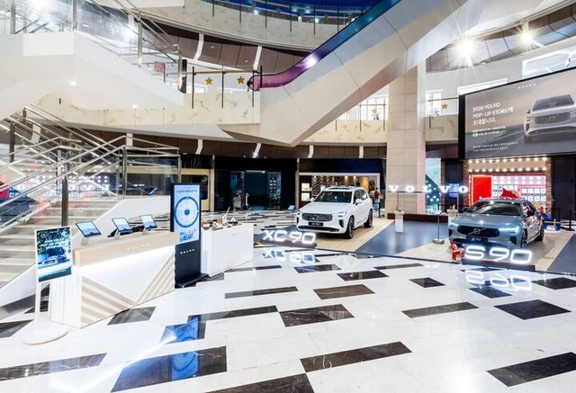 볼보 IFC몰 팝업스토어. [사진=볼보자동차코리아]