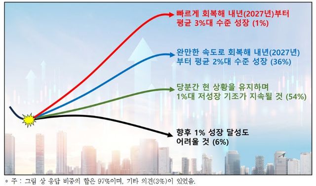국내 경제학 교수들의 경제 전망. [사진=한국경영자총협회]