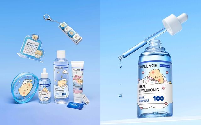 ‘웰라쥬(WELLAGE)’가 올리브영과 인기 캐릭터 ‘망그러진 곰’ 컬래버레이션 캠페인에 함께한다. [사진=휴젤]