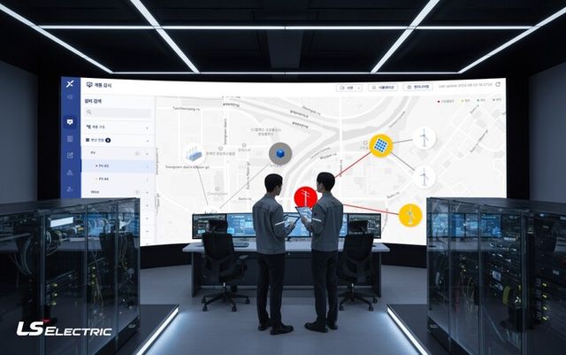LS일렉트릭 OMS 상황실 가상이미지. [사진=LS일렉트릭]
