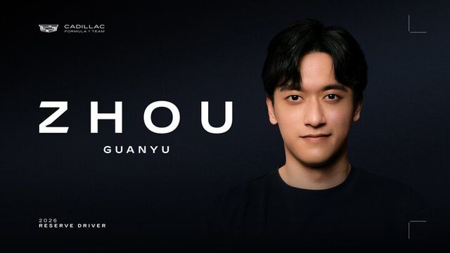 캐딜락 F1 팀 리저브 드라이버 '저우 관위'. [사진=캐딜락]