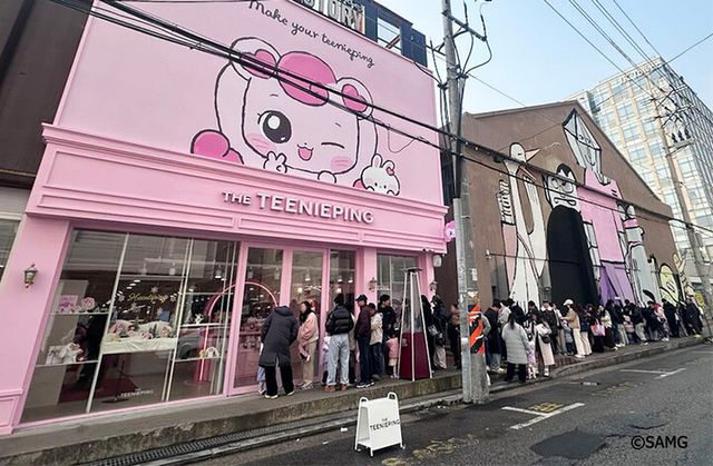 브랜드 스토어 더티니핑 성수 매장 전경. [사진=SAMG엔터]