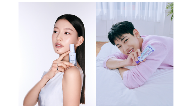 (왼쪽부터) VDL, 유시몰 모델 사진. [사진=LG생활건강]