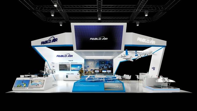 파블로항공이 DSK 2026에 전시 부스를 마련하고 군집AI 기반 3대 핵심 사업 분야를 공개했다. [사진=파블로항공]