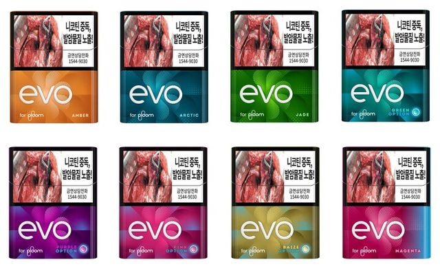 JTI코리아의 플룸 디바이스 전용 프리미엄 궐련형 전자담배 스틱 브랜드 ‘에보’. [사진=JTI코리아]