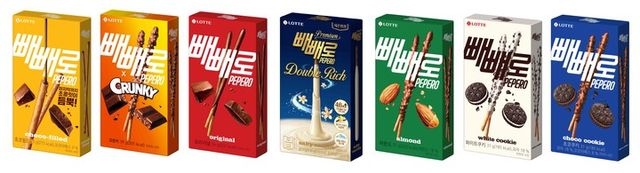 롯데웰푸드 빼빼로 제품 모음 사진. [사진=롯데웰푸드]