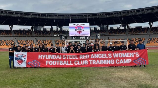 현대제철 레드엔젤스 전지훈련. [사진=현대제철]