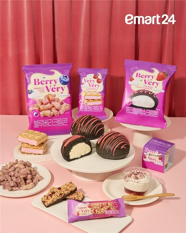 이마트24 베리·체리 활용한 봄 시즌 상품 5종 출시. [사진=이마트24]