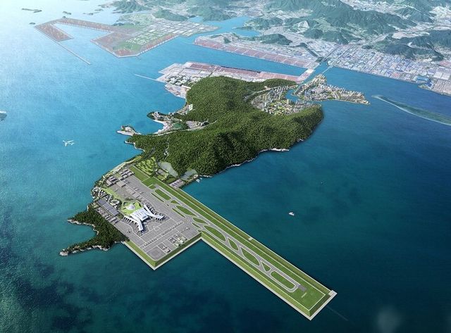 가덕도신공항 조감도. [사진=부산광역시]