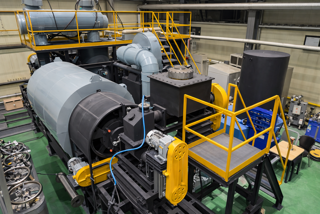 1톤일 급 연속식 열분해 시스템 [사진=한국생산기술연구원]