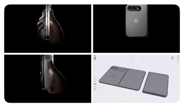 IT팁스터 @MajinBuofficia가 공개한 아이폰 폴드 추정 이미지. [사진=@MajinBuofficia]