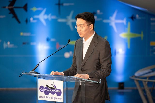 기념사를 하고 있는 조원태 한진그룹 회장. [사진=대한항공]