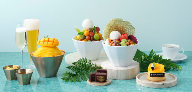 인터컨티넨탈 서울 코엑스 망고 빙수, 토마토 빙수, 밤양갱 빙수. [사진=인터컨티넨탈 서울 코엑스]