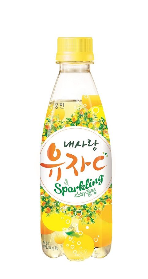 웅진식품 내사랑유자C스파클링. [사진=웅진식품]