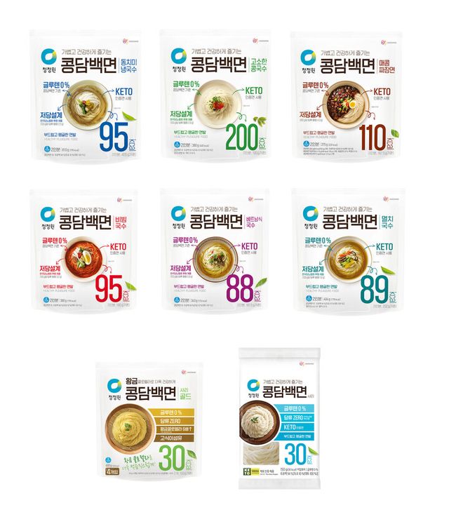 &nbsp;대상 청정원 콩담백면 합본. [사진=대상]