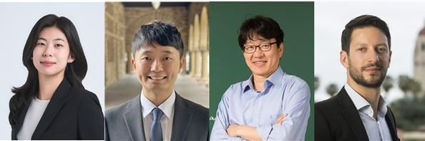 (왼쪽부터) KAIST 생명화학공학과 윤지수 박사과정생, 스탠포드대학교 재료공학과 Jinwon Oh 박사, KAIST 생명화학공학과 정희태 석좌교수, 스탠포드대학교 화학공학과 Matteo Cargnello 교수. [사진=KAIST]