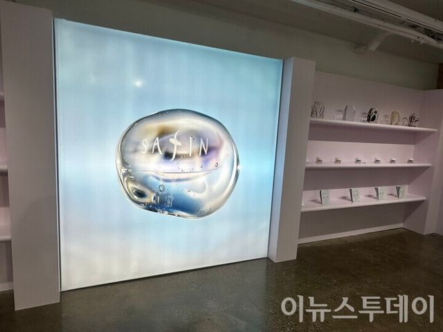 사핀 미디어 아트월. [사진=한민하 기자]