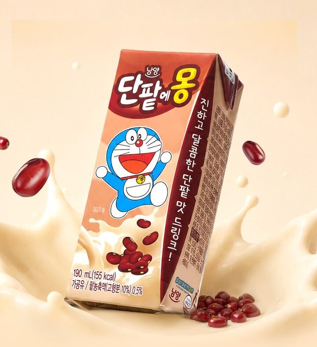 남양유업 진한 단팥 맛 담은 신제품 ‘단팥에몽’. [사진=남양유업]