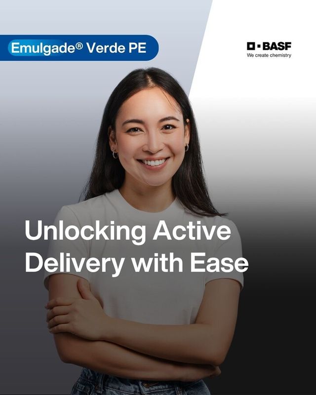 ‘인-코스메틱스 코리아 2026‘에서 바스프의 첨단 솔루션 Emulgade® Verde PE 아시아-태평양 최초 공개. [사진=바스프]