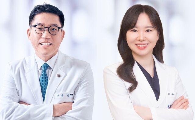 민상일(왼쪽)·조아라 이식혈관외과 교수. [사진=서울대병원]