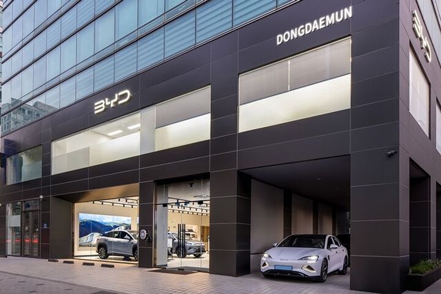 BYD 동대문 전시장. [사진=BYD코리아]