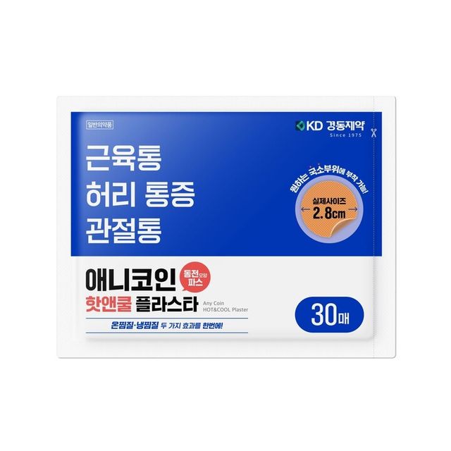 애니코인핫앤쿨플라스타. [사진=경동제약]