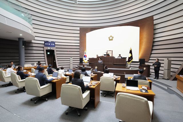 광주시의회 제325회 임시회 폐회. [사진=광주시의회]