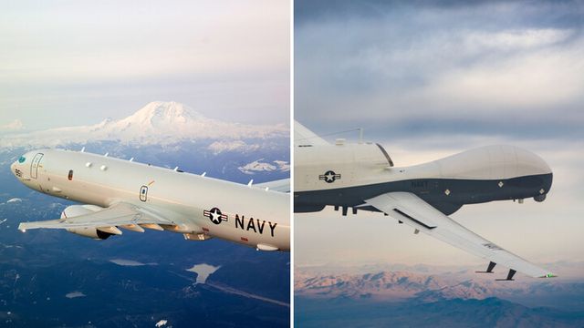 보잉과 노스롭그루먼이 P-8A 포세이돈 해상초계기와 MQ-4C 트라이톤 무인기를 연동하는 시뮬레이션을 성공적으로 마쳤다고 5일(현지시간) 밝혔다. [사진=보잉]