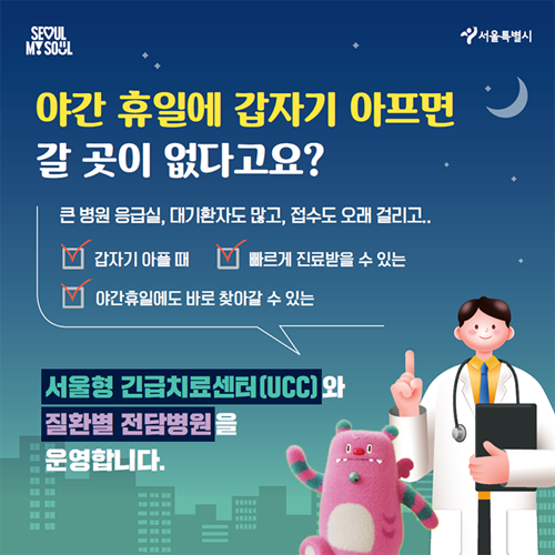 서울시가 경증질환이라는 이유로 응급실 진료를 받기 힘들었던 환자들을 위해 ‘긴급치료센터’와 ‘질환별 전문병원’ 운영을 시작한다.