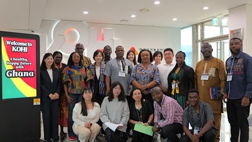 가나 보건청 부청장 캐롤라인 레인도르프 아미사 박사 등 고위급 공무원 10명이 한국보건복지인재원을 방문했다.