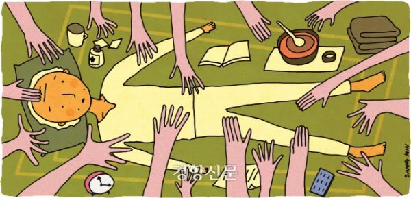 전문가들은 통합돌봄이 꼭 필요한 정책이라는 점에는 동의하지만 ▲인력 확충 ▲유사·중복사업 정비 ▲안정적 재원(기금) 마련 등 기반을 먼저 갖춰야 한다고 강조한다(일러스트=경향DB)