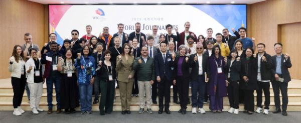 경기도의회가 세계기자대회를 위해 방문한 외신기자단을 맞이하고 교류 확대를 약속했다. (사진=경기도의회)